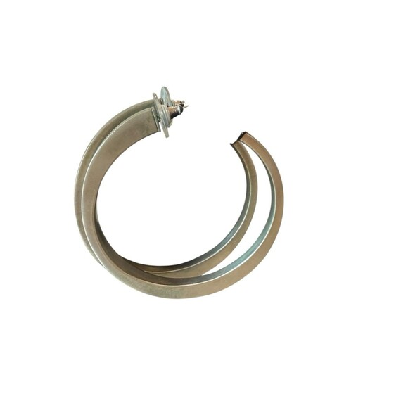 Kendra Scott Avi Hoop Earrings Rhodium-Plated Brass | Classic Silver Tone - Picture 6 of 8